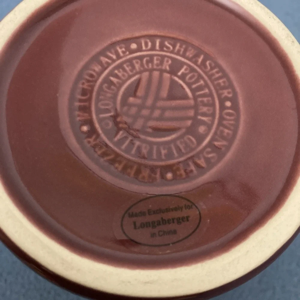 Longaberger Pottery Woven Traditions Paprika 5
